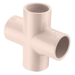 Spears 420-007UV 3/4 PVC ULTRA VIOLET RESISTANT CROSS SOCKET SCH40  | Blackhawk Supply