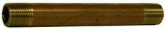Midland Metal Mfg. 42009 1/8 X 5 XH RED BRASS NIPPLE  | Blackhawk Supply