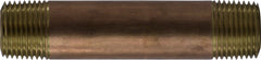 Midland Metal Mfg. 42046 3/8 X 4 XH RED BRASS NIPPLE  | Blackhawk Supply