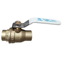 94ALF20001A | Ball Valve 94ALF-200A Lead Free Brass 3 Inch Solder 2-Piece Lever PTFE Import Full Port | Apollo Products