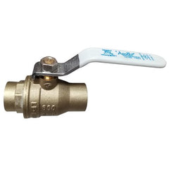 Apollo Products 94ALF20301A 94ALF-200 Series 1/2" Lead Free Two-Piece Solder End Full Port Brass Ball Valve  | Blackhawk Supply