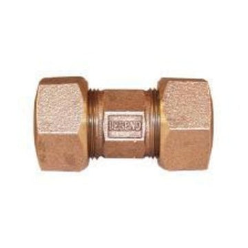 Legend Valves 313-157NL Coupling T-4351NL 1-1/2 Inch CTS Grip Ring Lead Free Bronze 313-157NL for Underground Water Service  | Blackhawk Supply