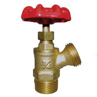 RW-504AB-34 | Boiler Drain 3/4 Inch MIPxGHT Lead Free Brass 125PSI | Red White Valve