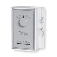 1E56N-444 | Thermostat Universal 20 To 30 VAC Mechanical Non-Programmable 50 To 90 Degrees Fahrenheit for Single Stage Heating and Cooling Systems Vertical | White Rodgers