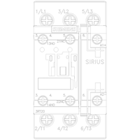 3RT20281BB400CC0 | CONTACTOR S0 38A 24VDC 1NO/1NC SCRW | Siemens Electrical