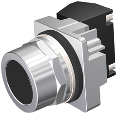 Siemens Electrical 52PM8A1A PUSHBUTTON | MOM | BLK | FLUSH | 2POS | 1NO-1NC  | Blackhawk Supply