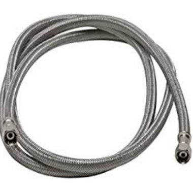 Fluidmaster IMC120 Ice Maker Connector 1/4 x 1/4 x 120 Inch Compression Female x Female Braided Stainless Steel  | Blackhawk Supply