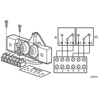 43191680-102 | DUAL AUX. SWITCH FOR ML6421, ML7421 | Honeywell