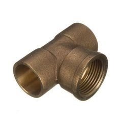 Matco-Norca 34X12X34CFCT Tee Import 3/4 x 1/2 x 3/4 Inch Cast Brass Copper x Female x Copper  | Blackhawk Supply