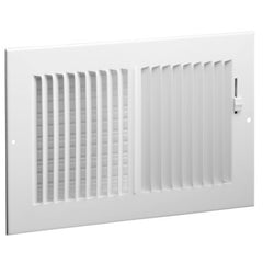 Hart & Cooley 682-12X8W Register 682 Sidewall/Ceiling 2 Way White 12 x 8 Inch  | Blackhawk Supply