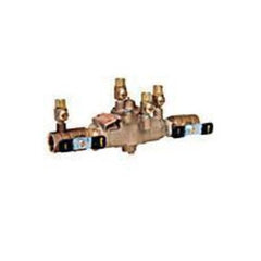 Watts 1/2-LF009-QT-S Backflow Preventer 009 Reduced Pressure Zone Assembly 1/2 Inch Bronze Quarter Turn with Strainer 009QTS-12 175 Pounds per Square Inch 33 to 180 Degrees Fahrenheit  | Blackhawk Supply