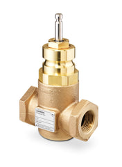 Siemens 599-03163 Flowrite 1/2" 2-Way Valve, NO, 1.6 Cv, Equal Percent, Brass Trim, FxF, ANSI 250  | Blackhawk Supply