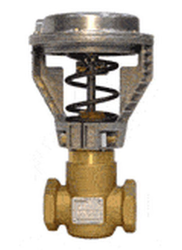 Siemens 268-03164 Valve assy 2W NO, 1/2" 2.5Cv Eq Pct Brass Trim FxF, 4" Pneu Act 3-8psi  | Blackhawk Supply