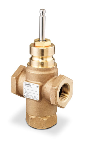 Siemens 599-03148 Flowrite 3-Way Valve 3/4"(20mm) line size, 6.3 Cv, SS Trim, FxF, ANSI 250  | Blackhawk Supply