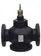 Siemens 599-06164 Flowrite 6" Flanged, 3W Valve, 400Cv, Bronze Trim, ANSI 125  | Blackhawk Supply