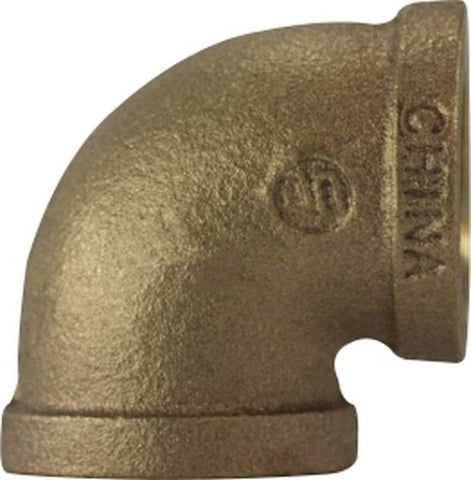 Midland Metal Mfg. 44106 1-1/4 BRONZE ELBOW, Nipples and Fittings, Bronze Fittings, 90 Degree Elbow  | Blackhawk Supply