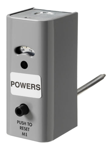 Siemens 141-0530 Duct Thermostat, High Temperature Limit, Exposed Setpoint Indicator  | Blackhawk Supply