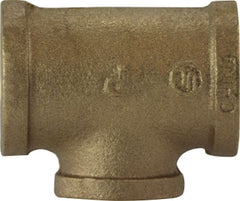 Midland Metal Mfg. 44276 1/2 X 1/4 BRONZE REDUCNG BRNCH T, Nipples and Fittings, Bronze Fittings, Reducing Tee  | Blackhawk Supply