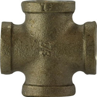 44390LF | 1/8 BRASS CROSS LF, Nipples and Fittings, Lead Free Bronze Fittings, Lead Free Cross | Midland Metal Mfg.