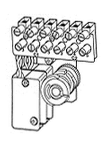 Siemens ASC9.3DU Double Auxiliary Switch, Adjustable Cams, For SKD82 Series Valve Actuators  | Blackhawk Supply