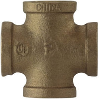 44392 | 3/8 BRONZE CROSS, Nipples and Fittings, Bronze Fittings, Cross | Midland Metal Mfg.