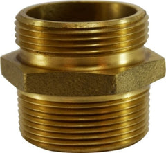 Midland Metal Mfg. 444040 1-1/2 NPT X 1-1/2 NST HOSE NIP, Accessories, Fire Hose Fittings, Double Male Hex Nipple  | Blackhawk Supply