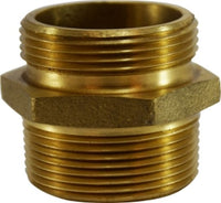 444040 | 1-1/2 NPT X 1-1/2 NST HOSE NIP, Accessories, Fire Hose Fittings, Double Male Hex Nipple | Midland Metal Mfg.