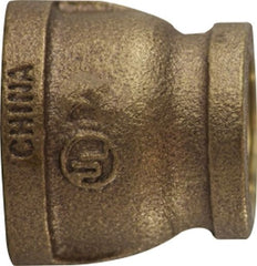 Midland Metal Mfg. 44430 1/4 X 1/8 BRONZE REDUCNG COUP, Nipples and Fittings, Bronze Fittings, Reducing Coupling  | Blackhawk Supply