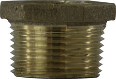 Midland Metal Mfg. 44501LF 3/8 X 1/8 BRASS BUSHING LF, Nipples and Fittings, Lead Free Bronze Fittings, Lead Free Hex Bushings  | Blackhawk Supply