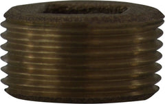 Midland Metal Mfg. 44634LF 3/4 BRASS COUNTERSUNK PLUG LF, Nipples and Fittings, Lead Free Bronze Fittings, Lead Free Countersunk Plugs  | Blackhawk Supply