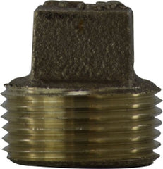 Midland Metal Mfg. 44654LF 3/4 LF IMP SQHD PLUG, Nipples and Fittings, Lead Free Bronze Fittings, Lead Free Cored Square Head Plugs  | Blackhawk Supply