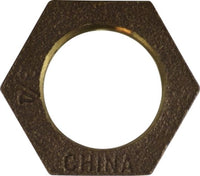 44700 | 1/8 BRONZE HEX LOCKNUT, Nipples and Fittings, Bronze Fittings, Hex Locknut | Midland Metal Mfg.