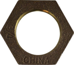 Midland Metal Mfg. 44700 1/8 BRONZE HEX LOCKNUT, Nipples and Fittings, Bronze Fittings, Hex Locknut  | Blackhawk Supply