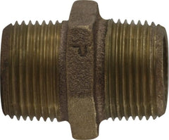 Midland Metal Mfg. 44720 1/8 BRONZE HEX NIPPLE, Nipples and Fittings, Bronze Fittings, Hex Nipple  | Blackhawk Supply