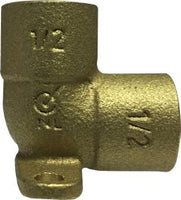 44844LF | 1/2 SWT X 1/2 SWT LF BRASS DROP EAR 90 | Midland Metal Mfg.