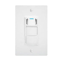 FV-WCCS2-W | Bathroom Fan Switch WhisperControl Condensation Sensor with Light Control White FV-WCCS2 6