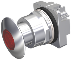 Siemens Electrical 52PP2X2 OPER | PUSH-PULL | 2POS | MTD | CHR-RED  | Blackhawk Supply