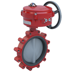 Bray 3LNE-14L2C/70-0501SV Butterfly Valve | 2 Way | 14 Inch | Nylon Coated Disc | 50 PSI | 120 VAC Non-Spring Return Actuator | Modulating Control  | Blackhawk Supply