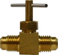 46045 | 1/4 M FLARE X M FLARE NEEDLE VLV, Brass Fittings, Needle Valves, Flare x Flare | Midland Metal Mfg.