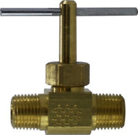 46050X | 1/8 MIP X MIP NEEDLE VALVE | Midland Metal Mfg.