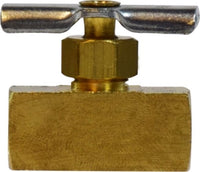 46055 | 1/8 FIP X FIP NEEDLE VALVE, Brass Fittings, Needle Valves, Female x Female Pipe | Midland Metal Mfg.