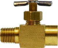 46061L | 1/4 MIP X FIP LIGHT PTRN NDL VLV, Brass Fittings, Needle Valves, Male x Female pipe | Midland Metal Mfg.