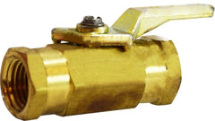 Midland Metal Mfg. 46440 1/4 FIP UL 2-WAY MINI BALL VALVE, Brass Fittings, Miniature Ball Valves, UL FNPT x FNPT Two Way Valve  | Blackhawk Supply