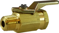 46443 | 1/4 M X F UL 2-WAY MINI BALL VLV, Brass Fittings, Miniature Ball Valves, UL FNPT x FNPT Two Way Valve | Midland Metal Mfg.