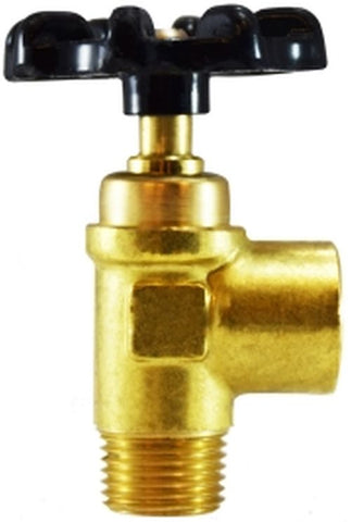 Midland Metal Mfg. 46467 1/2 X 1/2 (FIP X MIP TRUCK VALVE), Brass Fittings, Specialty Valves, Female To Male Pipe Brass Truck Valve  | Blackhawk Supply