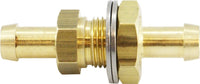 46540 | 5/16 HB X HB BULKHEAD FITTING, Brass Fittings, Bulkhead/Anchor/Frame Couplings, Marine Bulkhead Fitting | Midland Metal Mfg.