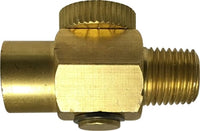 46615 | 1/4 AIR REGULATOR BRASS, Pneumatics, Pneumatic Accessories, Volume Regulator | Midland Metal Mfg.