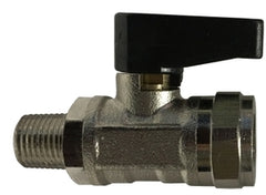 Midland Metal Mfg. 46662 3/8 MALEXFEMALE STRT  MINI BALL VALVE  | Blackhawk Supply