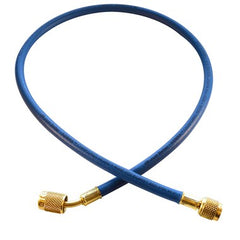 J/B Industries SAE Fittings CLS-60B Charging Hose High Pressure with Secure Seal 60 Inch Kevlar Blue  | Blackhawk Supply