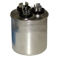 12278 | Run Capacitor 120 Dual Section Round 25/5 Microfarad 440 Volt Aluminum Case | Mars Controls